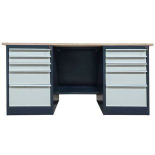 Верстак металлический двухтумбовый Верстак Stw 326-3MSB/3MSB
