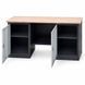 Banc de lucru metalic cu doua comode Banc de lucru Stw 326-D/D