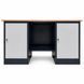 Banc de lucru metalic cu doua comode Banc de lucru Stw 326-D/D
