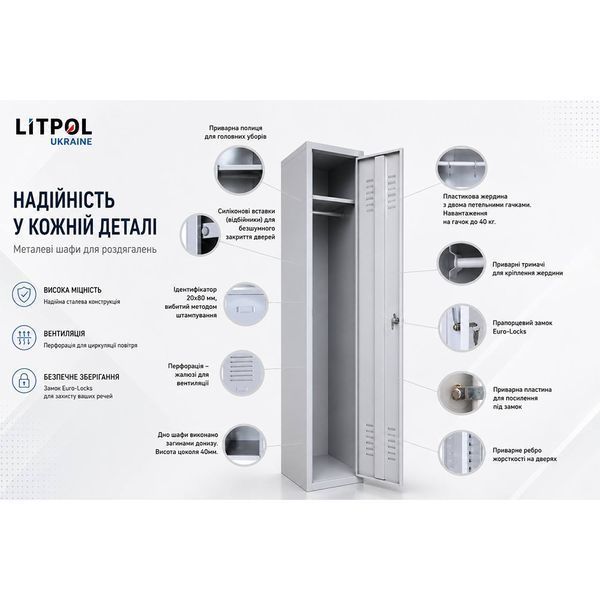 Dulap metalic pentru echipament de lucru Sum 310