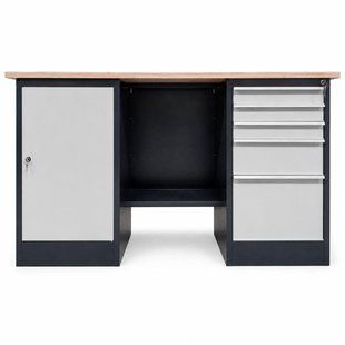 Верстак металлический двухтумбовый Верстак Stw 326-3MSB/D