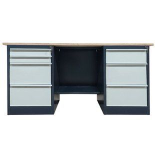 Верстак металлический двухтумбовый Верстак Stw 326-2M2B/S2B