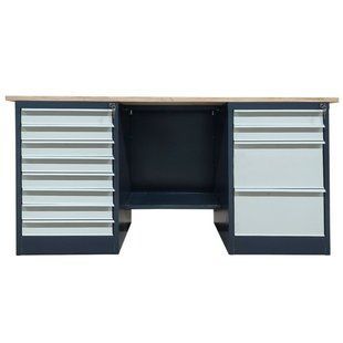 Верстак металлический двухтумбовый Верстак Stw 326-8M/2M2B