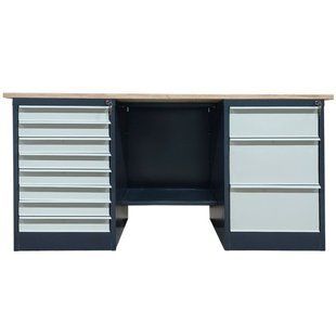 Верстак металлический двухтумбовый Верстак Stw 326-8M/S2B